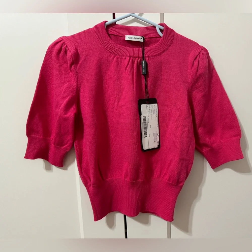 Dolce & Gabbana 3/4 length Sleeves Sweater Girl. Size 5 - Picture 4 of 6